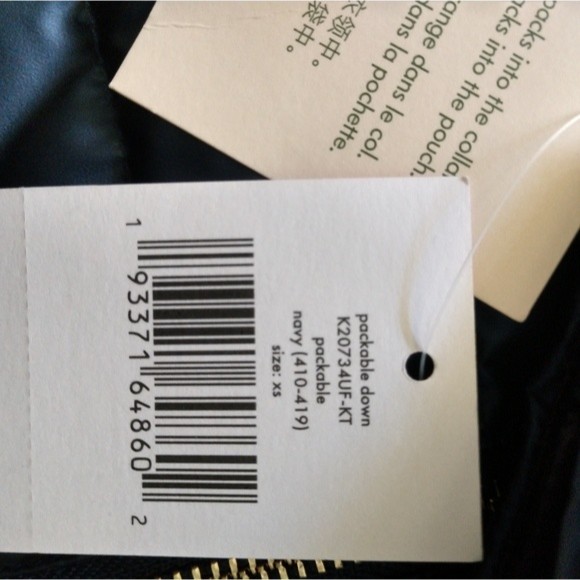 NWT Kate Spade Packable Down Jacket - Picture 4 of 12